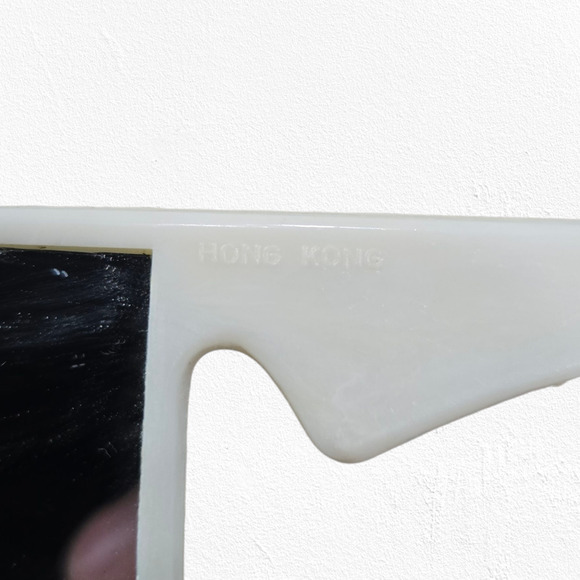 Vintage 1950s Asian Brocade Vanity Case w/ Comb & Mirror Blue Pagoda Design - Picture 8 of 9